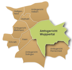 Bezirk des Amtsgerichts Wuppertal