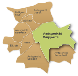 Bezirk des Amtsgerichts Wuppertal Bezirk des Amtsgerichts Wuppertal