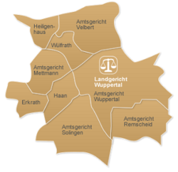 Bezirk des Landgerichts Wuppertal Bezirk des Landgerichts Wuppertal